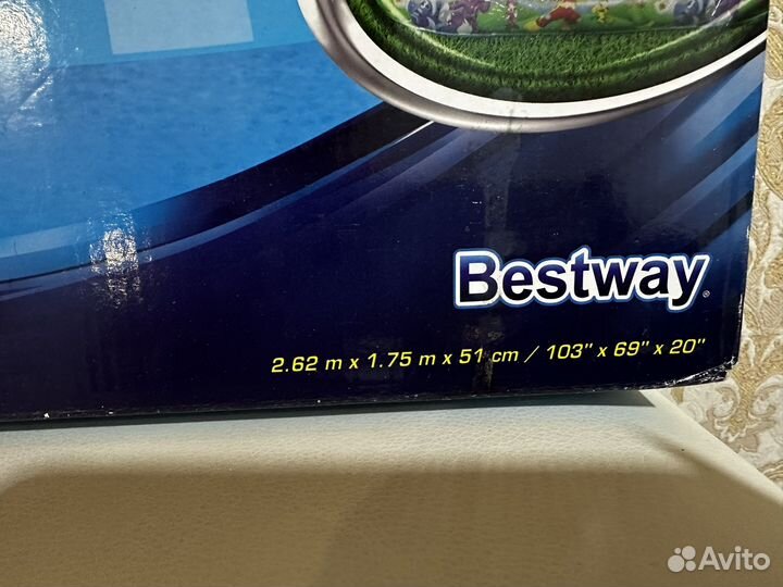 Бассейн bestway 2,62/1,75/51 см новый