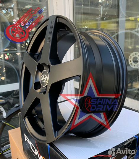 Диски Hyundai R16 4x100 Black Matt