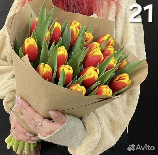 Букеты из тюльпанов (Арт.13431)