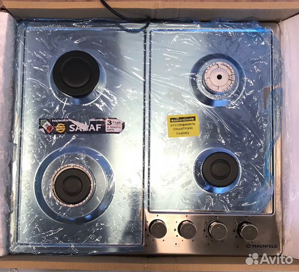 Газовая варочная панель maunfeld eghs.64.3STS-ES