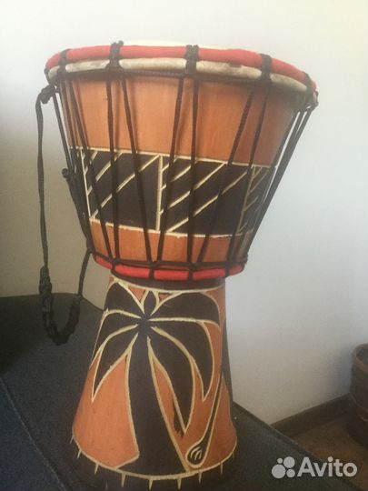 Барабан Джембе Африка выс 30см диам.20см