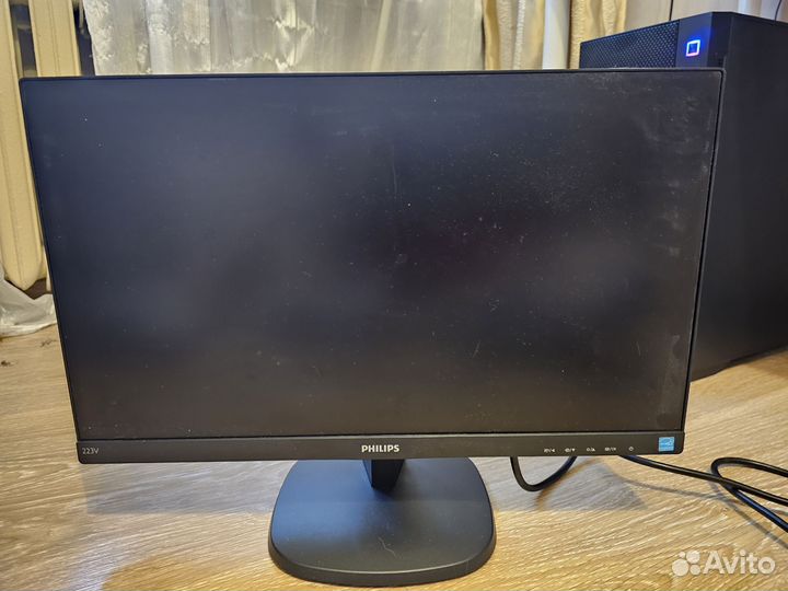 Игровой монитор philips 21.5 223v7qhsb