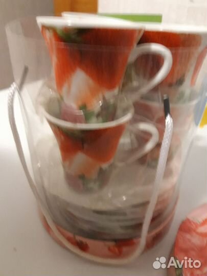 Кофейный сервиз на 6 персон,новый