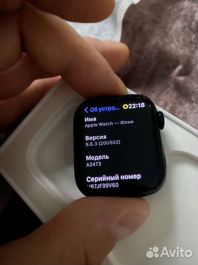 Часы apple watch 7 41 mm