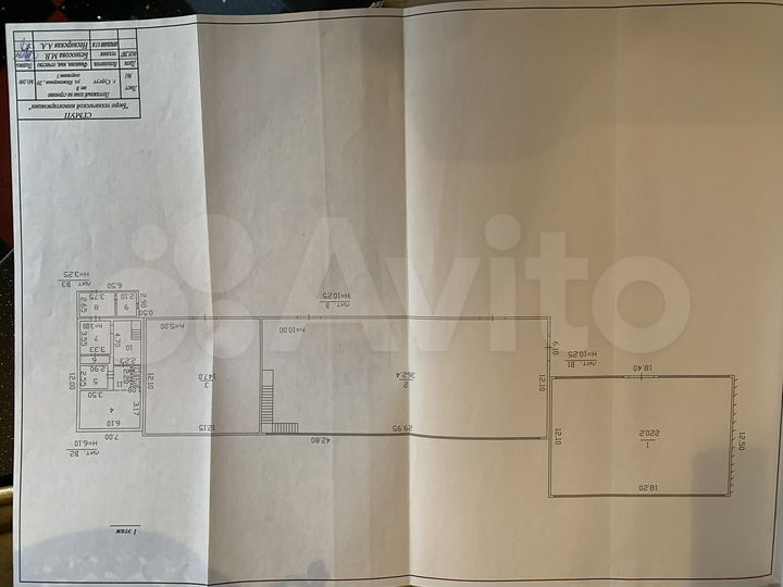 Производство, 1020 м²
