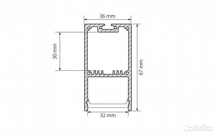 Профиль Arlight 019299 (2 м.)