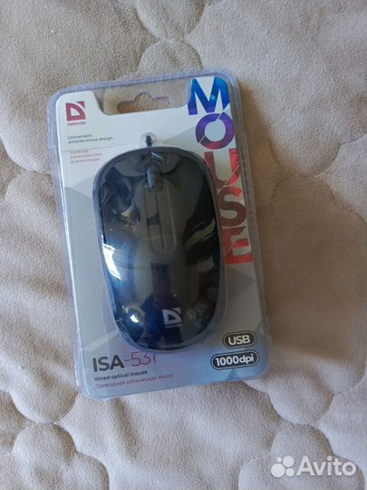 Мышь проводная новая