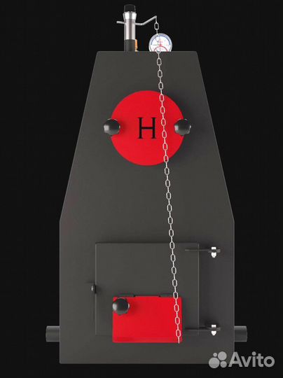 Твердотопливный котёл 100 квт