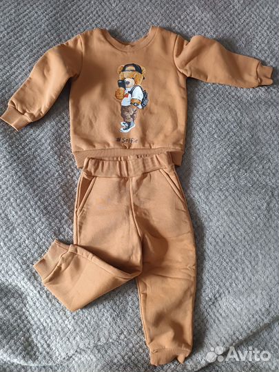 Костюм детский на флисе 86см