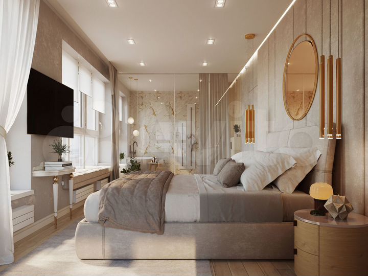 2-к. квартира, 69,6 м², 9/25 эт.