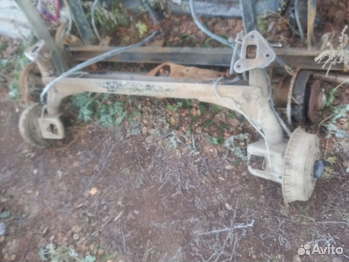 Задняя балка в сборе ваз