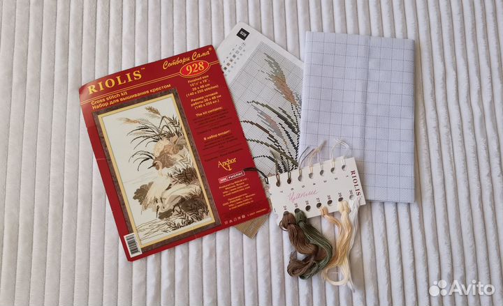 Набор для вышивки крестом Риолис Цапли