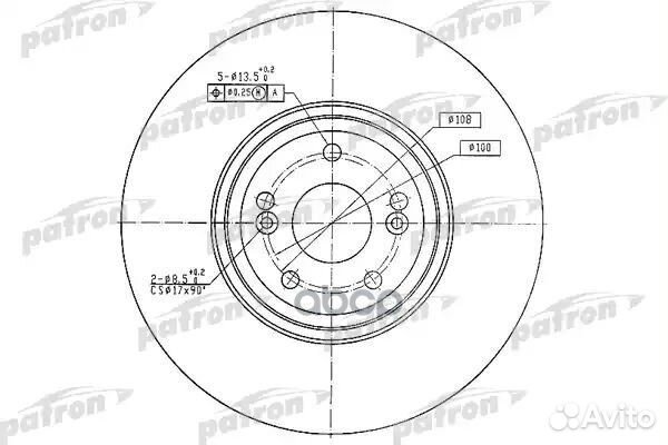 Диск тормозной передн renault:VEL satis 06.02