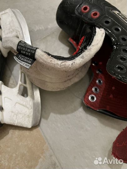 Продаю хоккейные коньки bauer 31,5