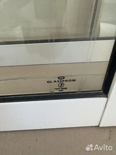 Двери пластиковые со стеклом бу