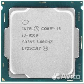 Процессор intel core i3 8100