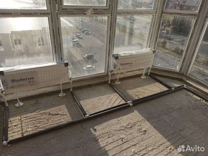 Монтаж радиаторов отопления