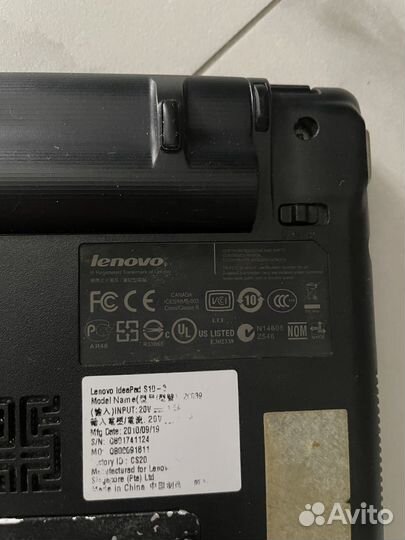 Нэтбук lenovo на запчасти