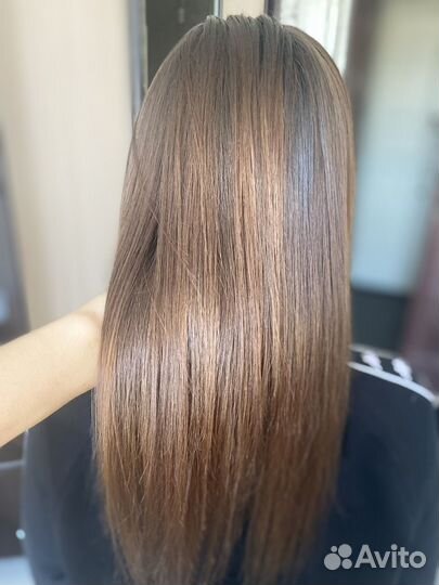 Кератиновое выпрямление волос на дому
