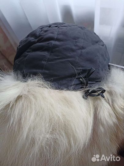 Шапка ушанка песец