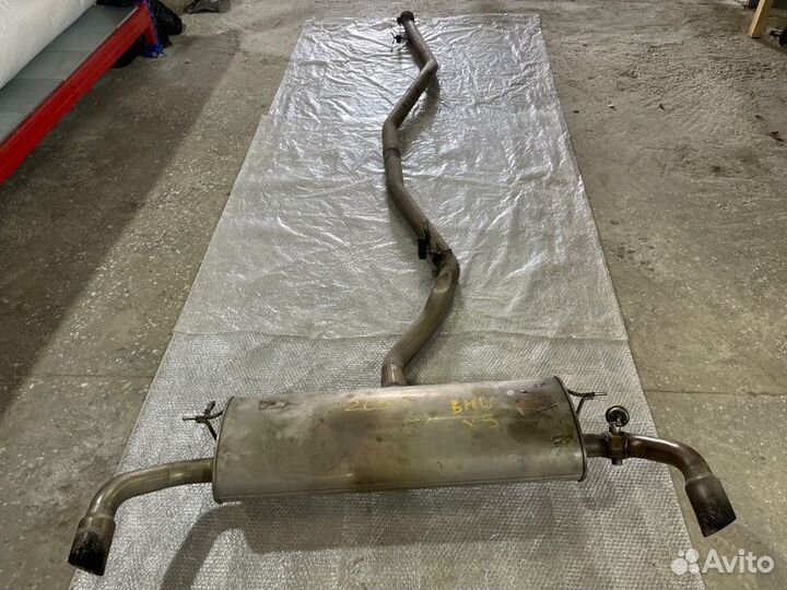 Глушитель в сборе Bmw X5 E70 N55B30 2011