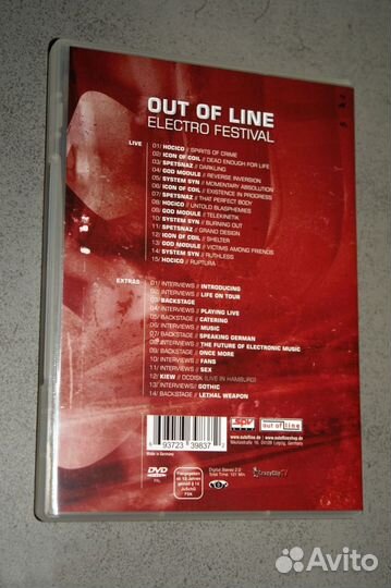 Out Of Line Electro Festival DVD Live EBM Electro
