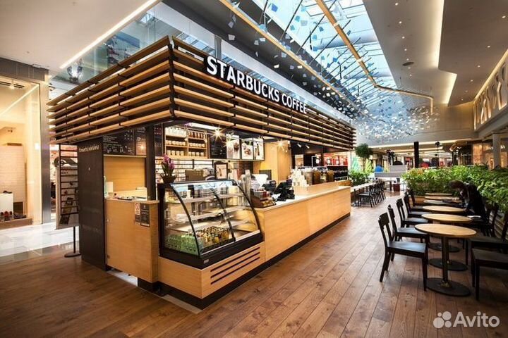 Островки в ТЦ, островок кофе с собой