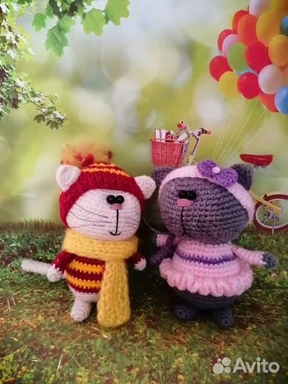 Вязаные игрушки ручной работы