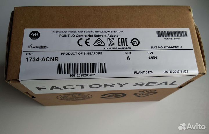 Модуль интерфейсный 1734-acnr