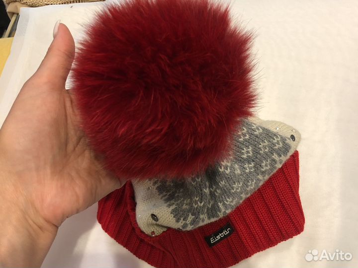 Шикарная Шапка с помпоном