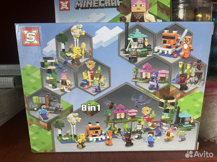 Набор Лего, майнкрафт