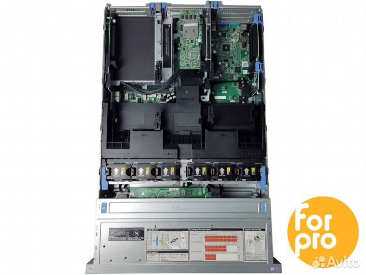 Сервер dell R740xd 24SFF 2x5118Gold 192GB, HBA330