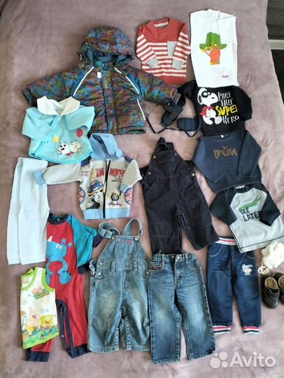 Вещи пакетом на мальчика от 3м до 1 г