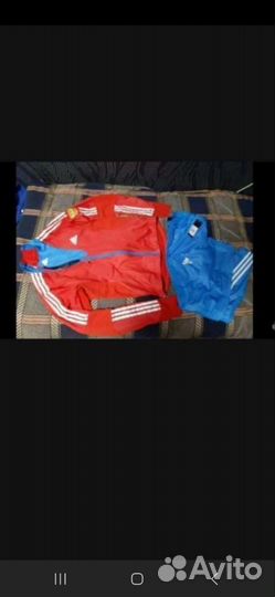 Разминочная жилетка 48 D5 adidas Сб.России лыжная