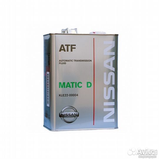 Nissan Matic Fluid D (4л) ориг. жидкость для АКПП