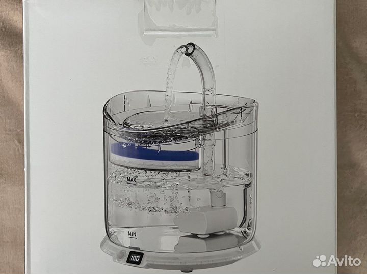 Автоматический фонтан поилка для кошек и собак