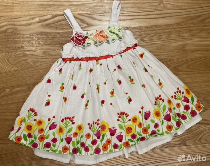 Летнее платье 68 74 размер