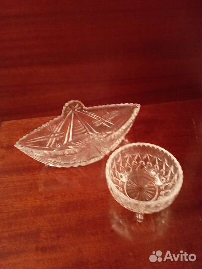 Конфетницы хрустальные СССР