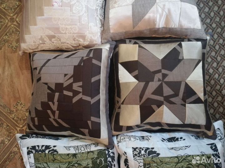 Интерьерные подушки, ручная работа