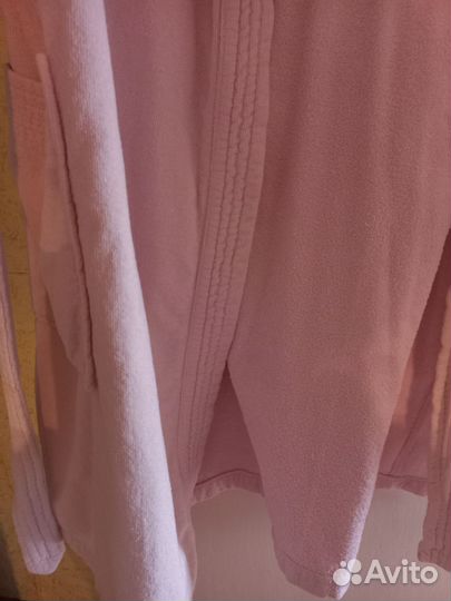 Халат женский велюровый х/б