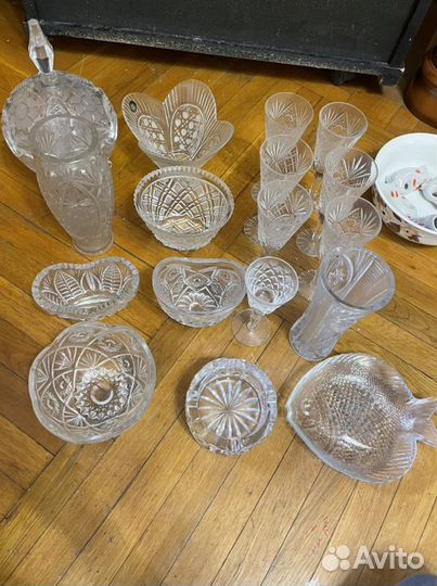 Хрустальная посуда СССР