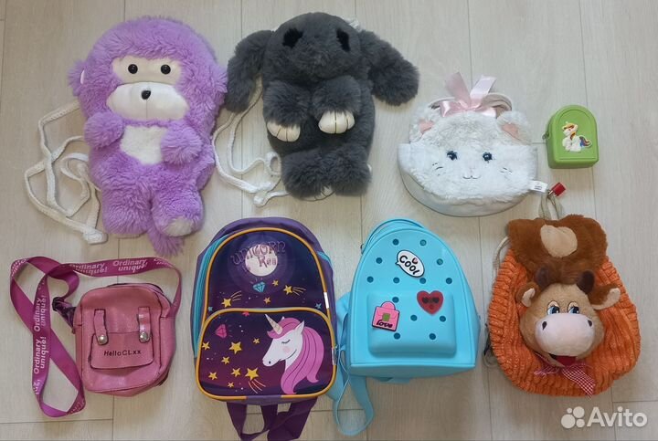 Детские сумочки, рюкзаки