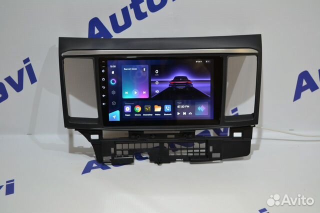 Android магнитола Mitsubishi Lancer 10, есть Teyes