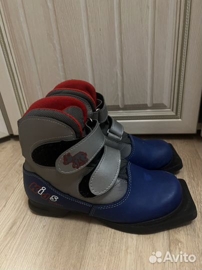 Лыжный комплект 160, ботинки 34