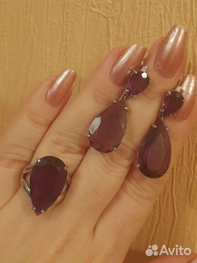 Серебряный комплект
