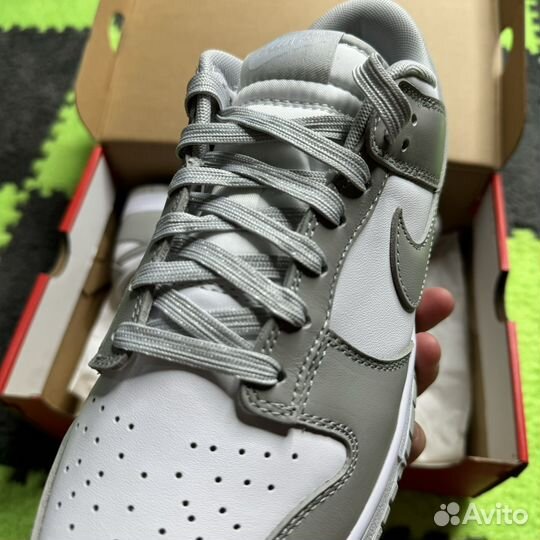 Nike dunk low grey fog оригинал