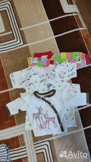 Вещи б/у на новорожденного