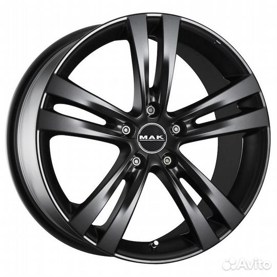 R17 4x100 7J ET40 D72 MAK Zenith Matt Black