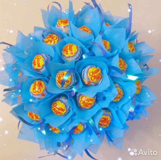 Сладкие букеты из конфет