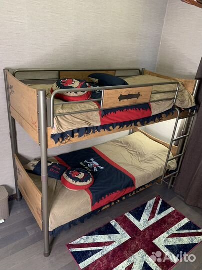 Двухъярусная кровать Cilek, Black Piret